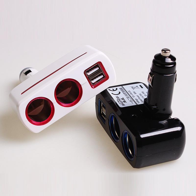 Dual USB Phone Car Charger 3.1A 80W Fast Charging Cars Cigarette Lighter Splitter Socket Power Adapter For iPhone Samsung - ebowsos