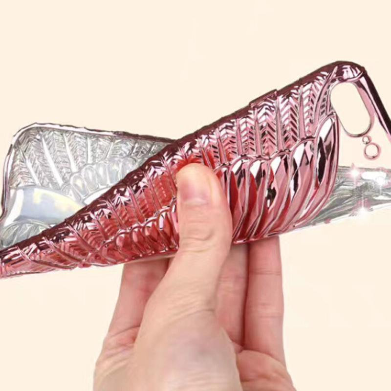 Glitter Diamond Cover Case For iPhone 7 Luxury Relief Embossed Rhinestone Silicone Phone Soft TPU Case For iPhone 7 Coque - ebowsos