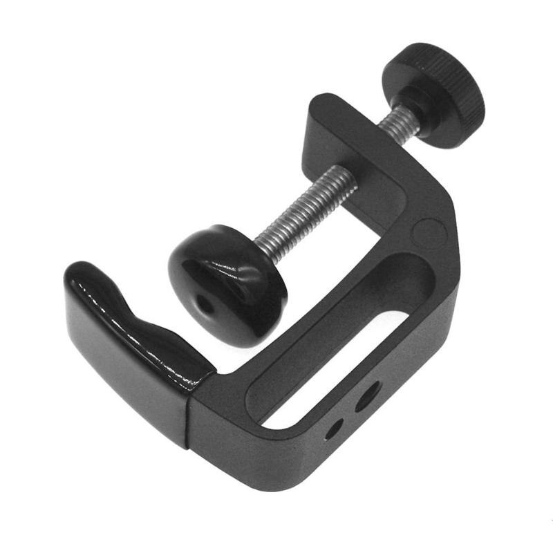 Multifunction C Type Clamp Clip 1/4" 3/8" For Camera Flash Speedlite Holder Light Stand Photography Studio Accessories - ebowsos