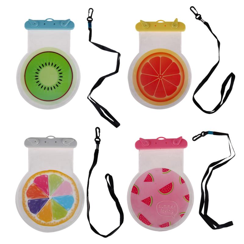 Summer Cute Fruit Theme Waterproof Smartphone Case For iPhone 5s 6 6s 7 8 Plus Diving Swimming Sealing Cover Pouch Bag - ebowsos