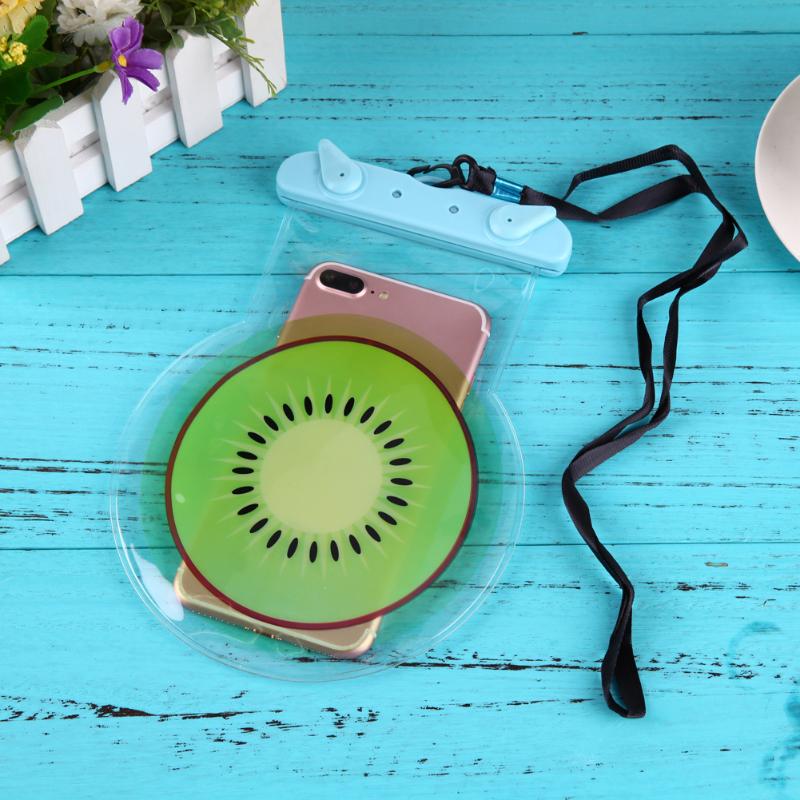 Summer Cute Fruit Theme Waterproof Smartphone Case For iPhone 5s 6 6s 7 8 Plus Diving Swimming Sealing Cover Pouch Bag - ebowsos