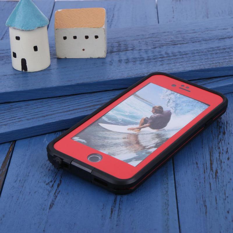 TPU Outdoor Waterproof Underwater Diving Armor Case For iPhone 6 6S 360 Degree Full Cover Protective Housing Cases Coque - ebowsos