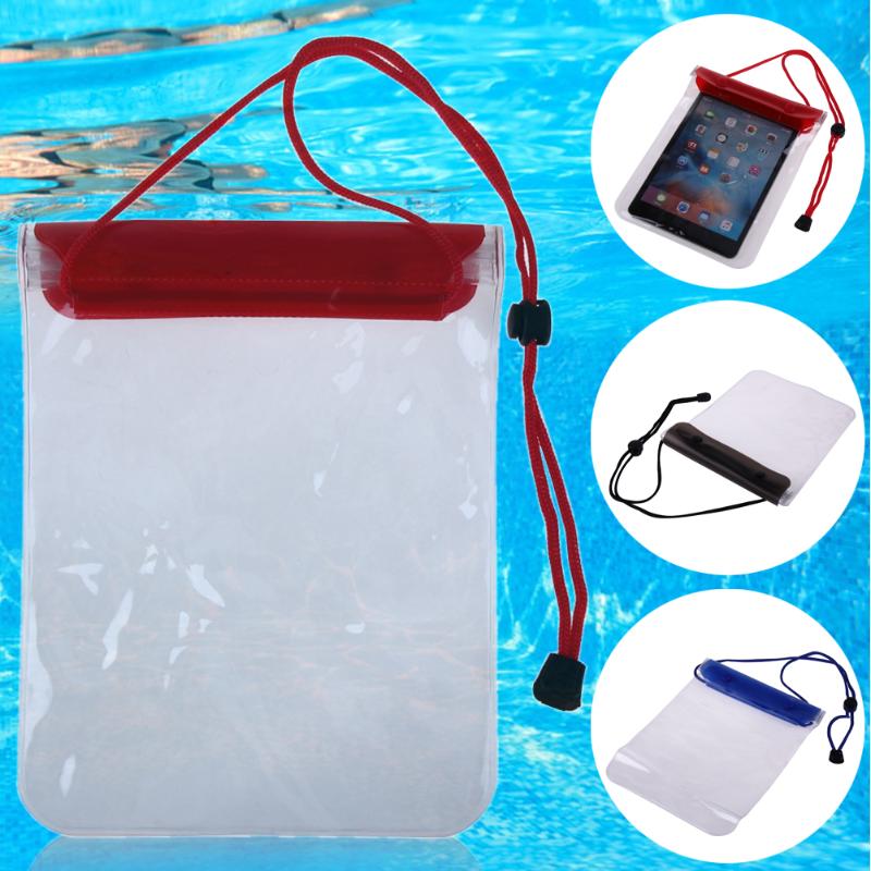 Three Layers Sealing Universal Outdoor Waterproof Mobile Phone Tablet Bag Case Large Pouch Diving Swimming Storage Cases - ebowsos