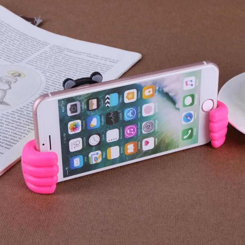 Universal Car Phone Holder Lazy Mobile Phone Desktop Stand Mount Thumb Hand OK Holder for Cell Phone High Quality Holder - ebowsos