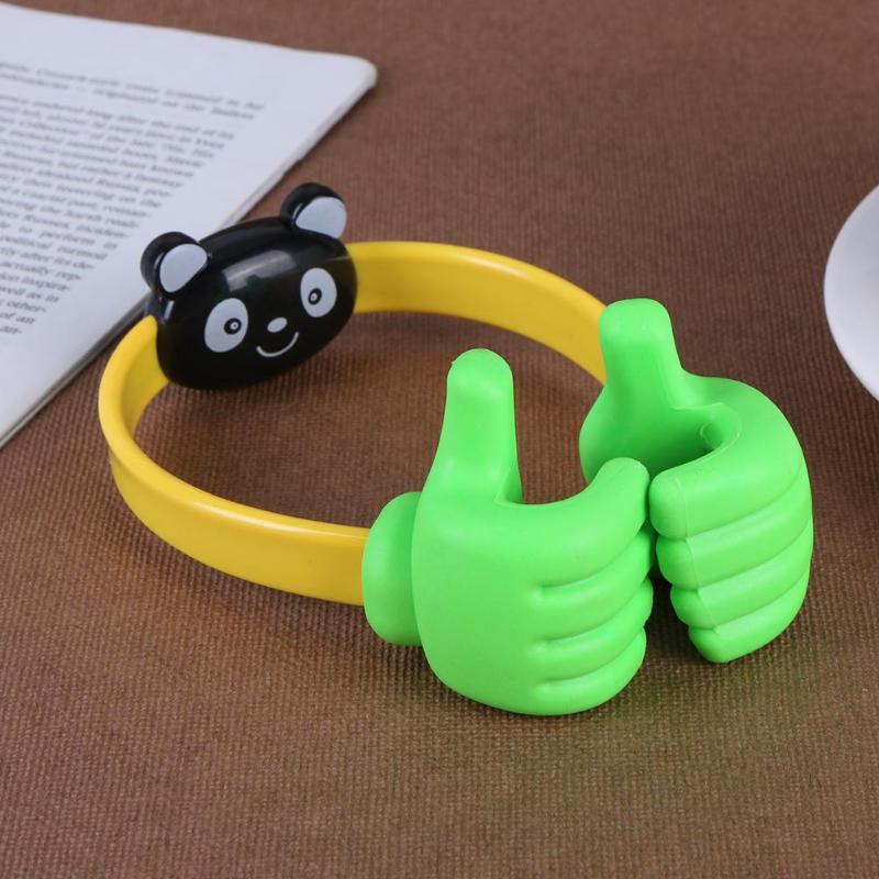 Universal Car Phone Holder Lazy Mobile Phone Desktop Stand Mount Thumb Hand OK Holder for Cell Phone High Quality Holder - ebowsos