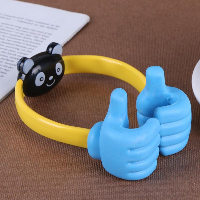 Universal Car Phone Holder Lazy Mobile Phone Desktop Stand Mount Thumb Hand OK Holder for Cell Phone High Quality Holder - ebowsos