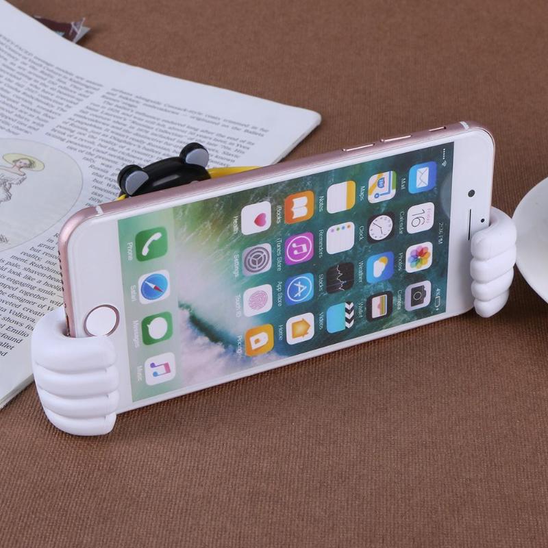 Universal Car Phone Holder Lazy Mobile Phone Desktop Stand Mount Thumb Hand OK Holder for Cell Phone High Quality Holder - ebowsos