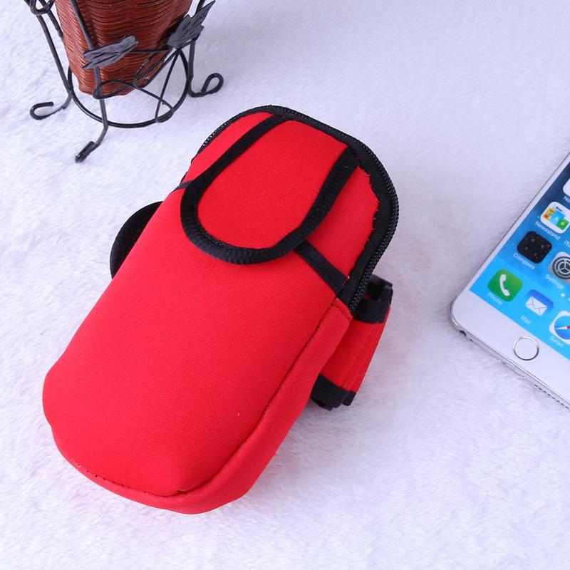Universal Nylon Armbag Outdoor Sport Running Jogging Waterproof Armband Bag Phone Cover Case Pouch Bag For iPhone X 8 7 6 - ebowsos