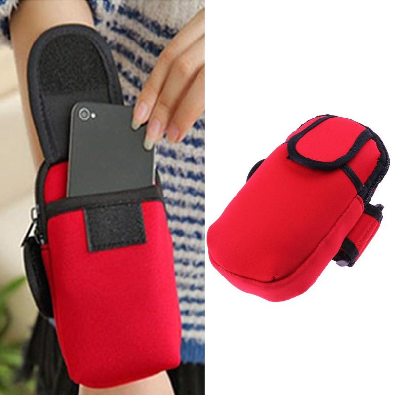 Universal Nylon Armbag Outdoor Sport Running Jogging Waterproof Armband Bag Phone Cover Case Pouch Bag For iPhone X 8 7 6 - ebowsos