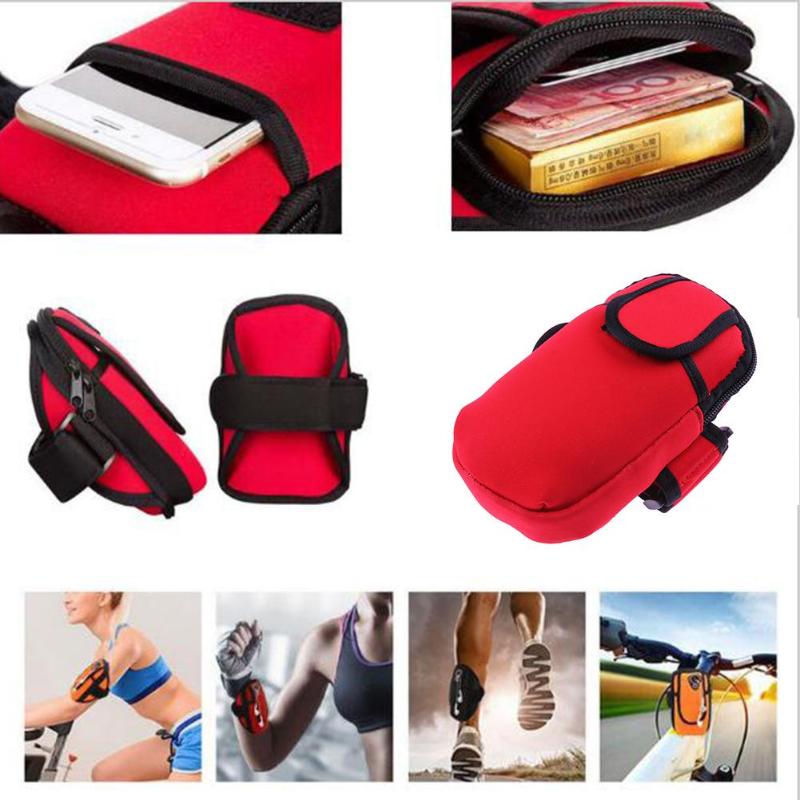 Universal Nylon Armbag Outdoor Sport Running Jogging Waterproof Armband Bag Phone Cover Case Pouch Bag For iPhone X 8 7 6 - ebowsos