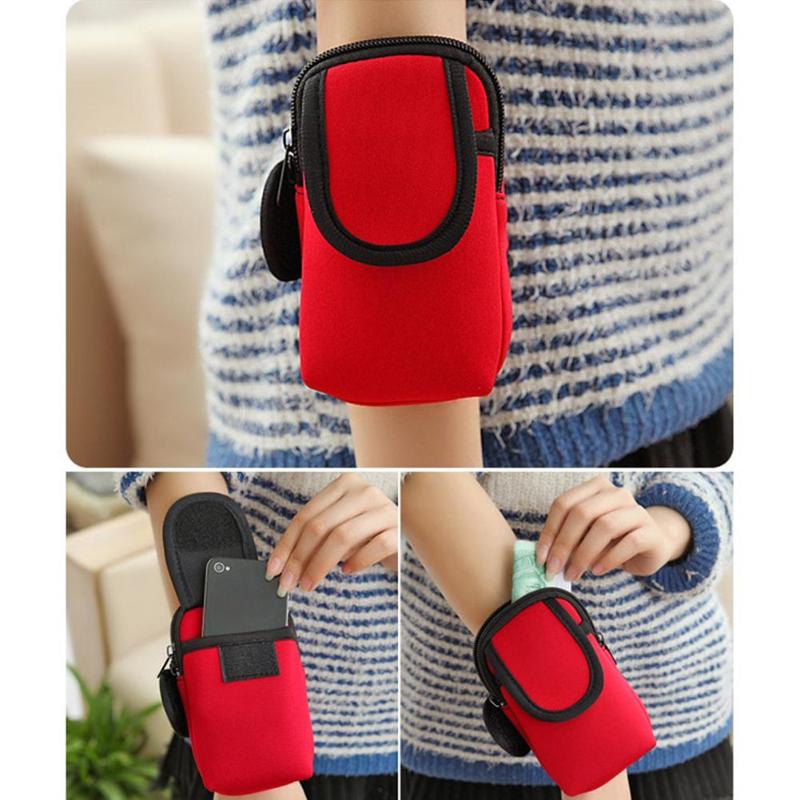 Universal Nylon Armbag Outdoor Sport Running Jogging Waterproof Armband Bag Phone Cover Case Pouch Bag For iPhone X 8 7 6 - ebowsos