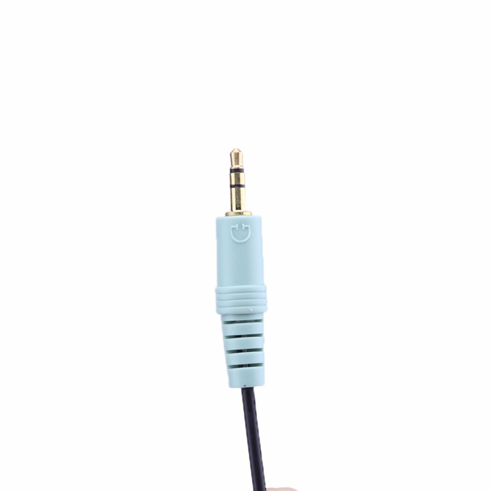 0.15m Audio Adapter Cable One Point Two Audio Cable 3.5 Turn Double Lotus 2RCA Gold-Plated Audio Wire for Audio Device - ebowsos