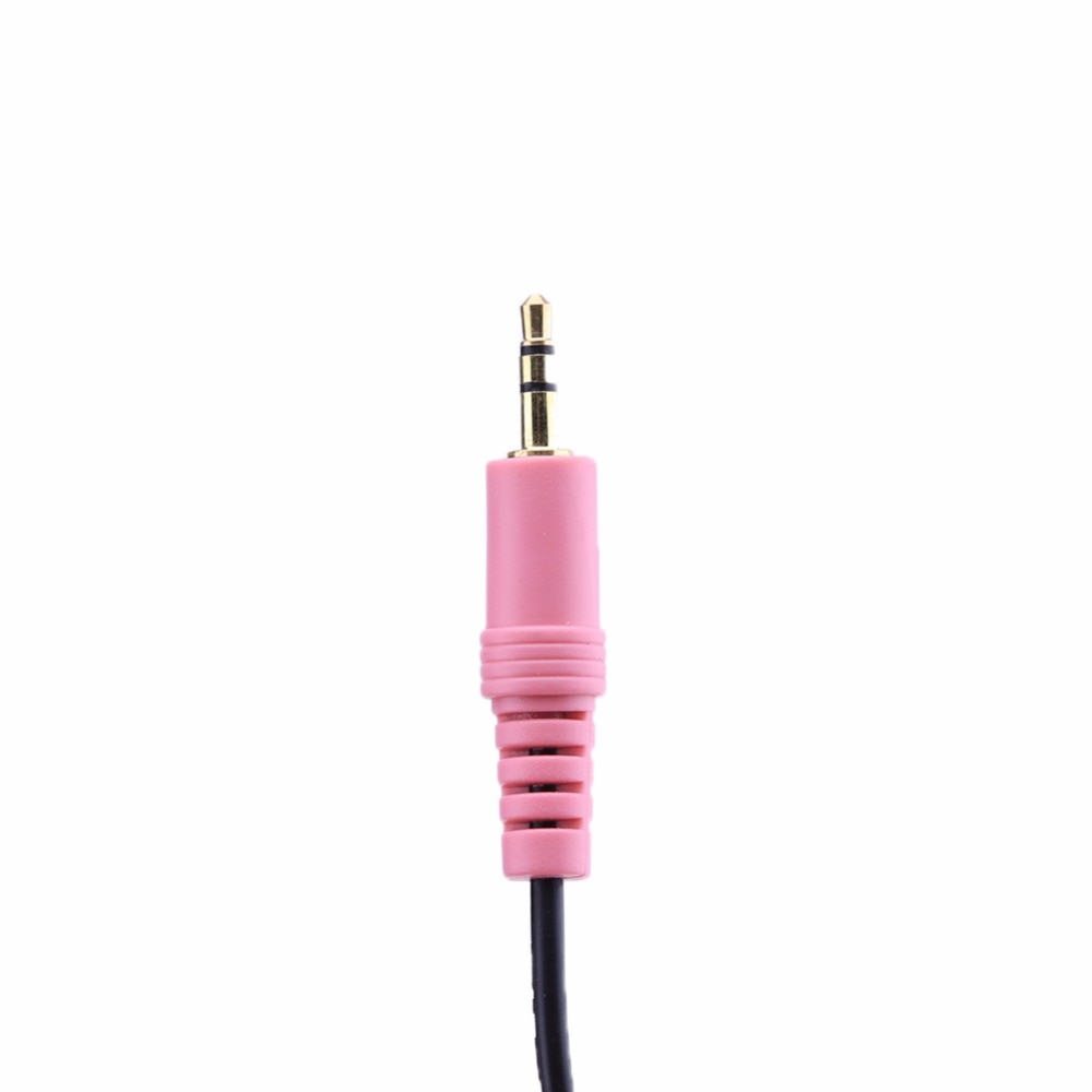 0.15m Audio Adapter Cable One Point Two Audio Cable 3.5 Turn Double Lotus 2RCA Gold-Plated Audio Wire for Audio Device - ebowsos