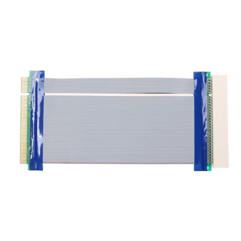 0.19m Copper Ribbon Cable PCI Sound Network Graphic Card Extender Converter Flat Ribbon Cable Supports PCI Devices - ebowsos