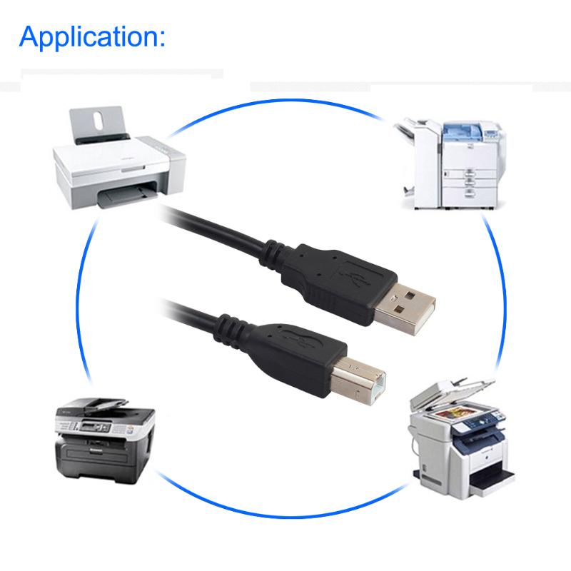 1.5m/3m High Speed USB 2.0 Male to Male Scanner Printer Cable Sync Data Charging Cord for Dell HP Canon Epson - ebowsos