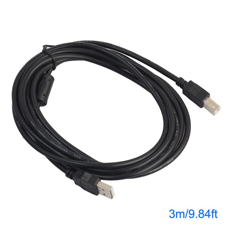 1.5m/3m High Speed USB 2.0 Male to Male Scanner Printer Cable Sync Data Charging Cord for Dell HP Canon Epson - ebowsos