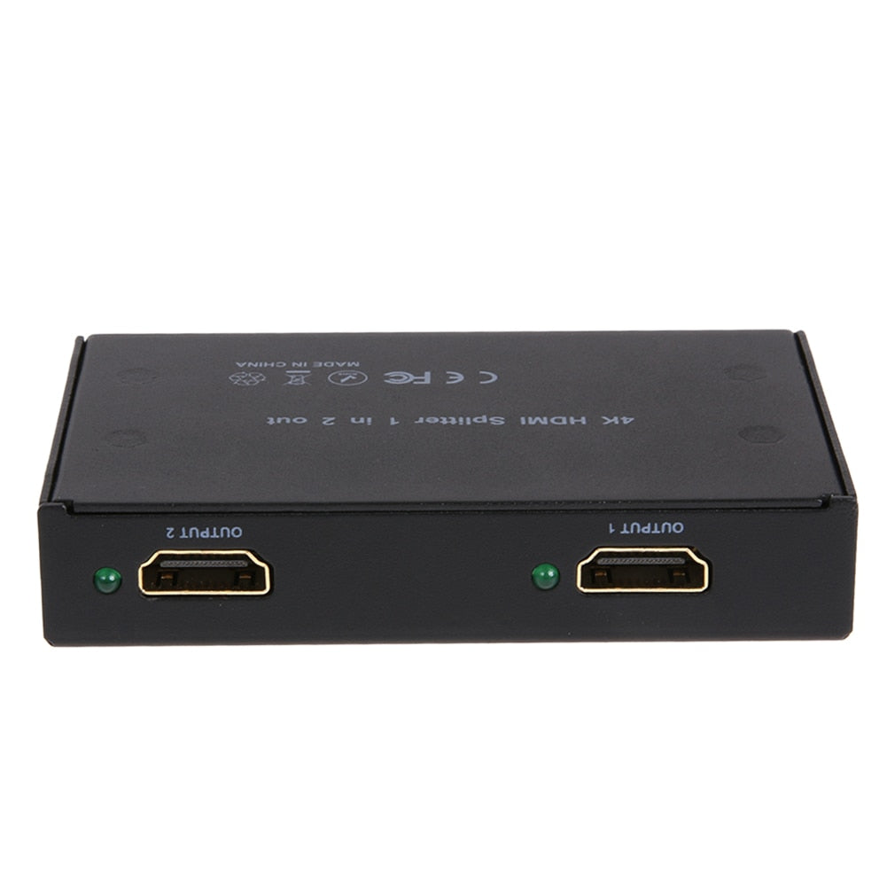 1080P 4K HDMI 1x2 Distributor 1 in 2 out HDMI Distributor Splitter For XBOX HDTV PS3/PS4 For TV box - ebowsos