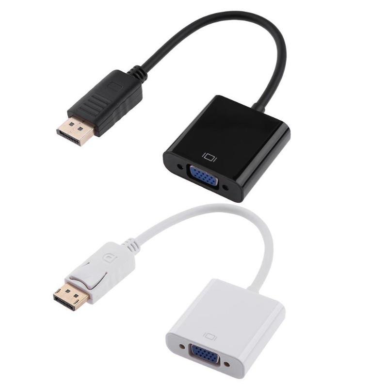 1080P Displayport DP Male To VGA Female Adapter Converter Cable HD Display Port Cable Wire For PC Laptop TV Projector - ebowsos