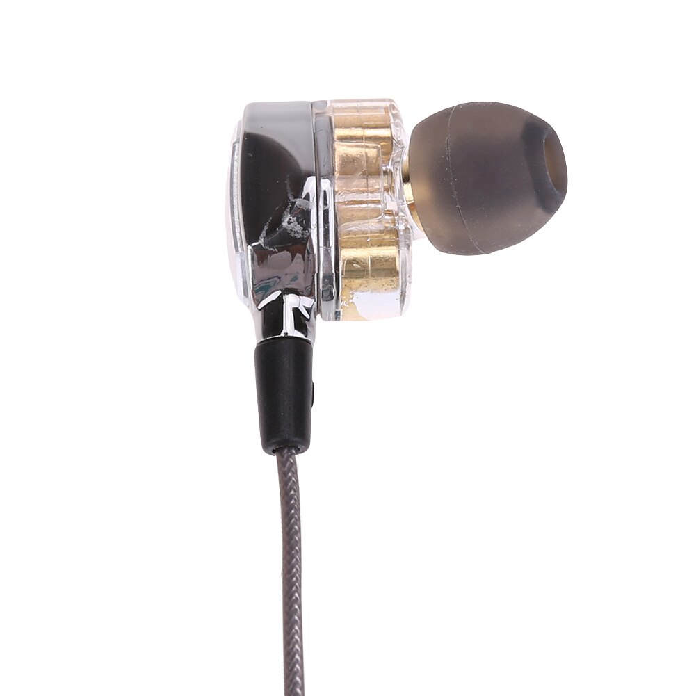 1pc 2 Dynamic Driver Earphone Piston Deep Bass HIFI Subwoofer In-Ear Earbud for Xiaomi for iPhone Smartphone - ebowsos
