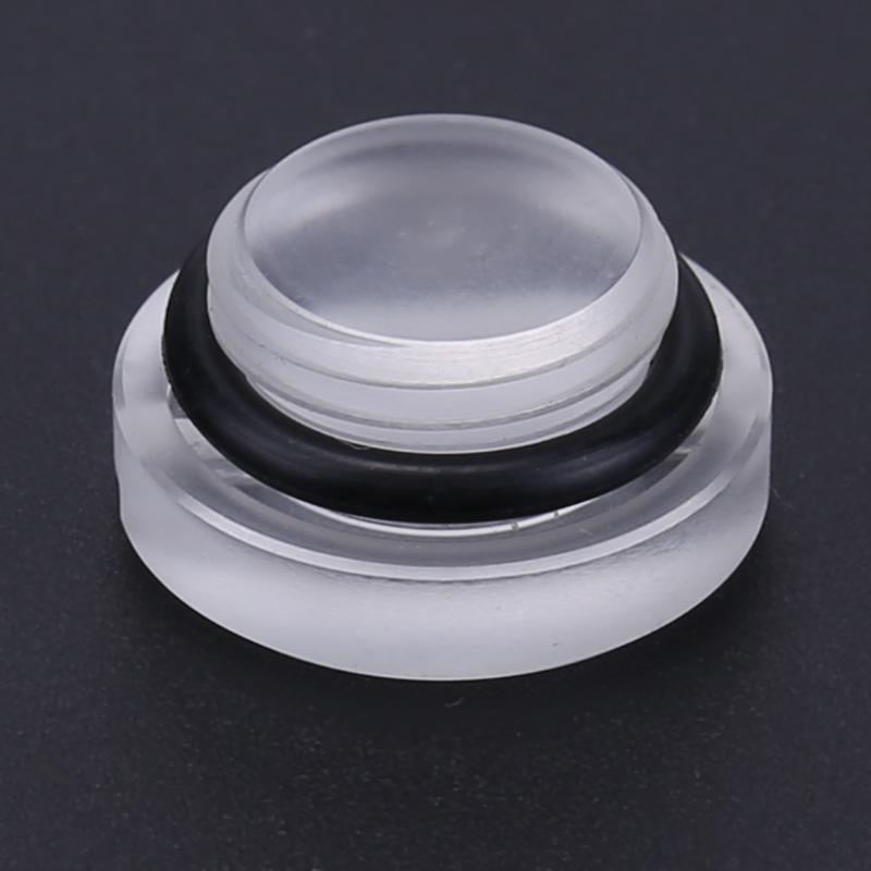 1pc G1/4 Thread Acrylic Hose Straight Plug for PC Water Cooling System Computer Water Cooling System Use ODTT-02 - ebowsos