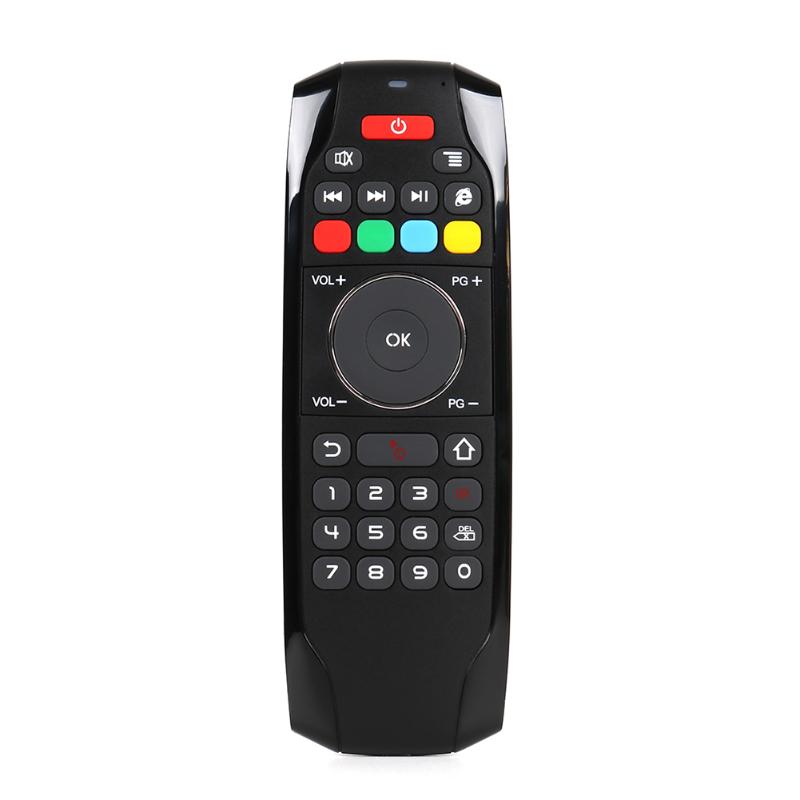 2.4G Fly Air Mouse Wireless Keyboard Remote Control with LED Indicator Light for Android Smart TV Box - ebowsos