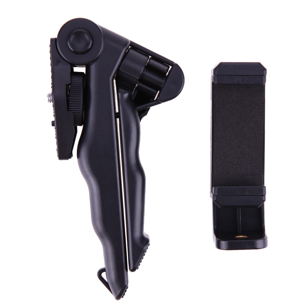 2 in 1 Mini Tripod Drie Poot Statief Three Flexible Legs 360-degree rotation Clipper Vertical Bracket for Camera - ebowsos