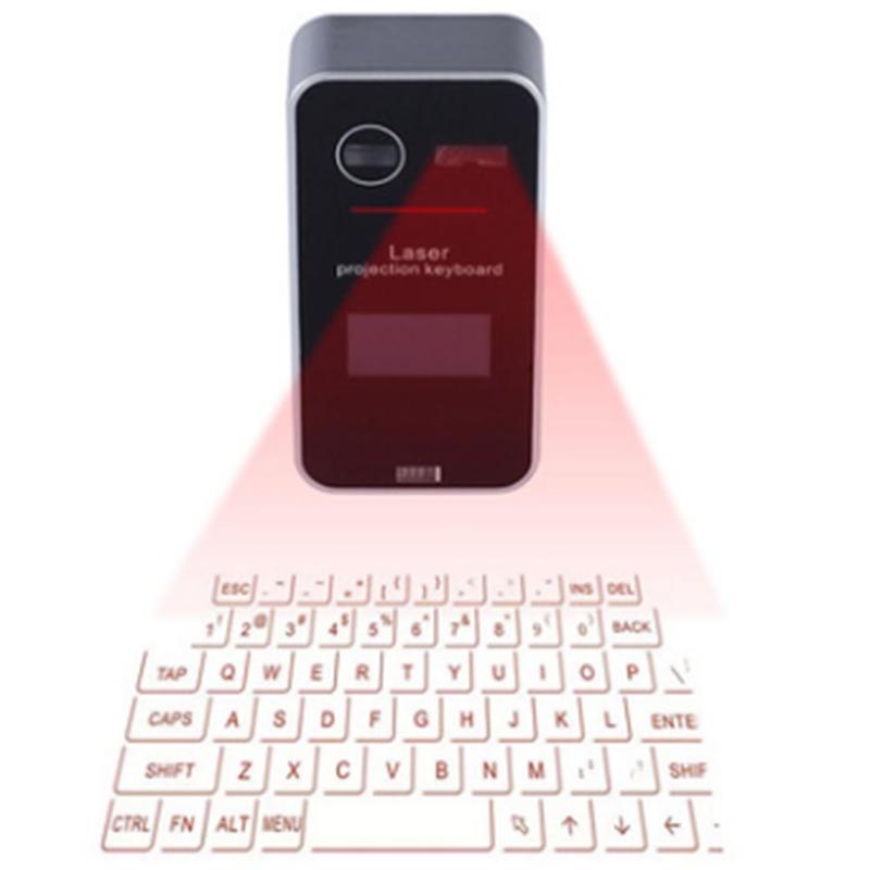 2017 New Bluetooth Wireless Projection Virtual Keyboard for Phone Tablet for IOS Android Windows System - ebowsos