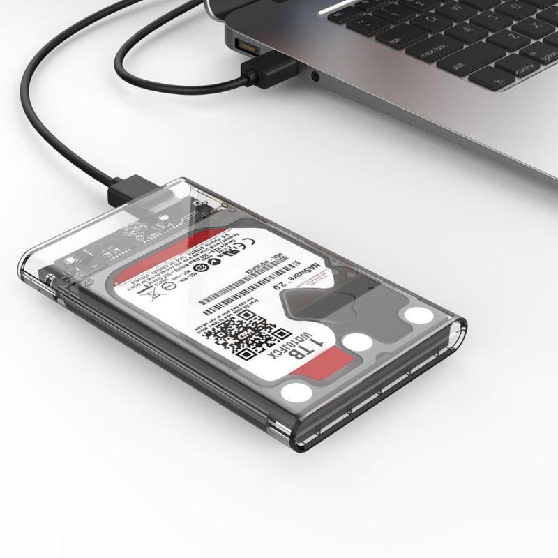 2T 6Gps HDD Enclosure External 2.5 Inch SATA Type-C Hard Drive Enclosure SSD HDD Disk Case Box for PC - ebowsos