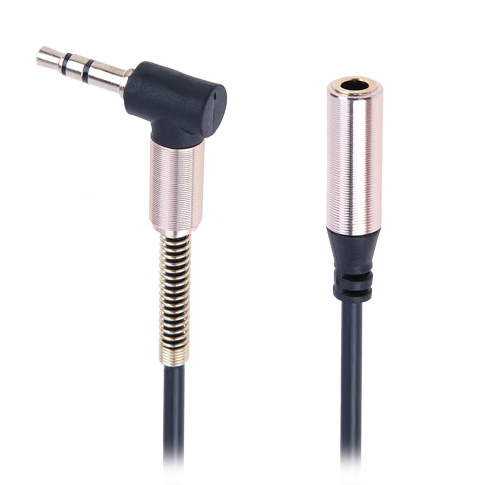 3.5mm Audio Cable Male to Female Stereo Audio L Adapter AUX Cable Wire Connector Cord - ebowsos