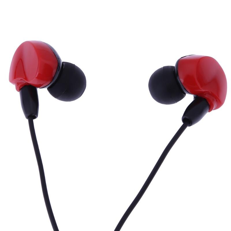 3.94ft Wire Earphone 3.5mm Wired Sports Mega Bass In-ear Earphone with Mic for iPhone Android Smartphone - ebowsos