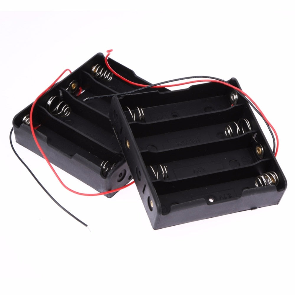 5pcs Plastic Power Bank DIY Battery Holder Storage Box Case for 1x18650 Battery Holder Holder Cover Box High Quality - ebowsos