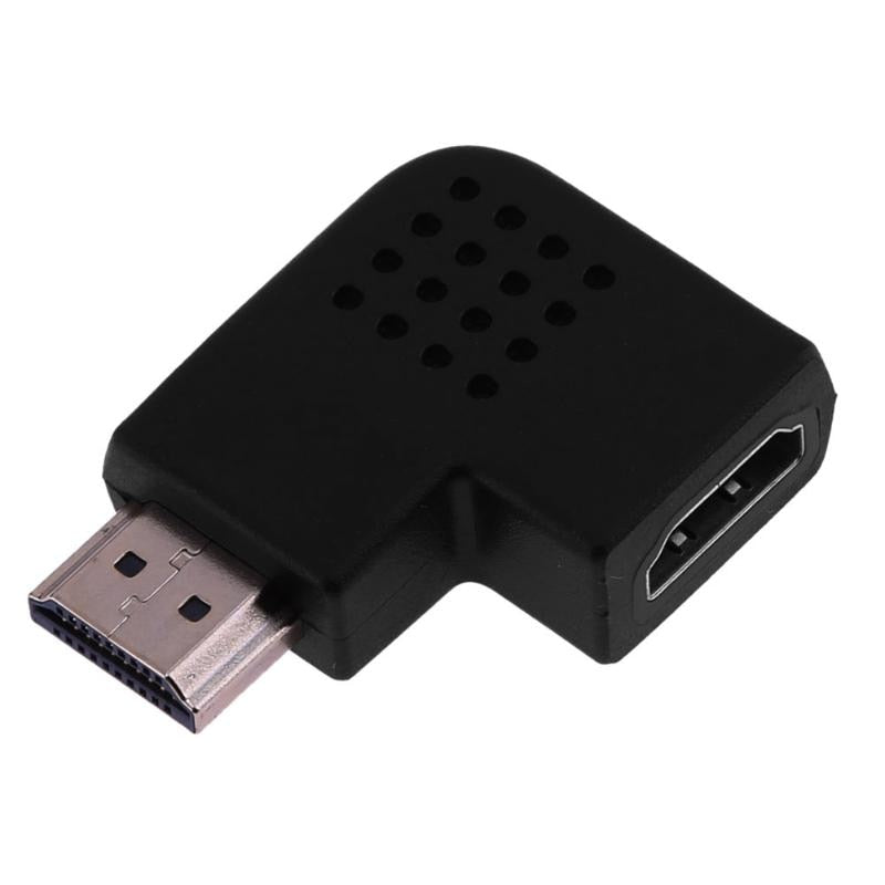 Adapter Converter 4Kx2K 2.0V HDMI Angle Adapter 90 Degree+270 Degree Port Connector Plug for Multimedia - ebowsos