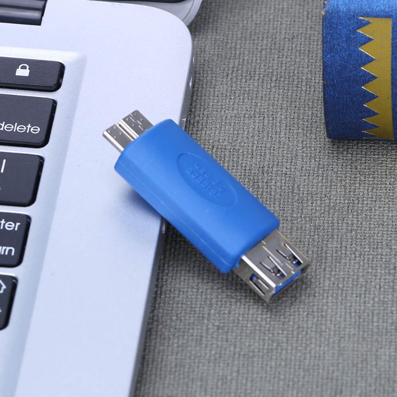 Cable Adapter USB 3.0 USB3.0 Micro B male to type A Female MicroB/AF Adapter convertor with OTG function - ebowsos