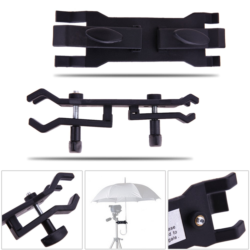 Camera Tripod Umbrella Clamp Holder Bracket Support for Camera Tripod Photography Studio Lighting Umbrella stand - ebowsos