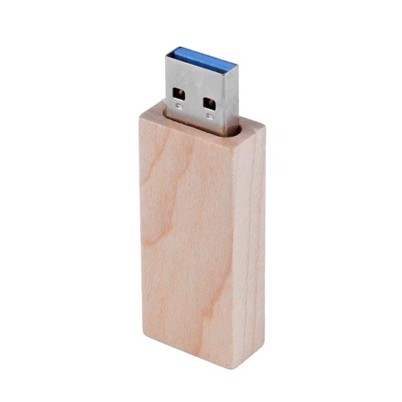 Creative USB 3.0 Flash Drive 8/16GB Pen Drive U Disk Wooden Memory Stick - ebowsos