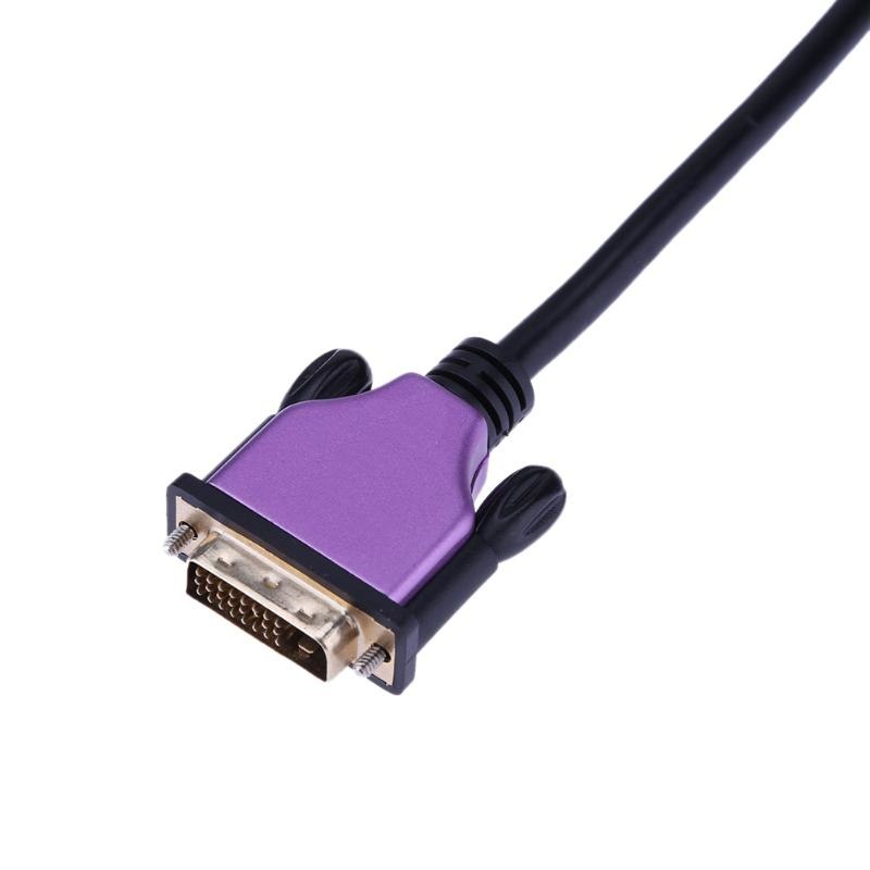 DVI cable 1M DVI(24+1)Male To Male Cable Double Magnetic for Computer Monitor for HD TV - ebowsos