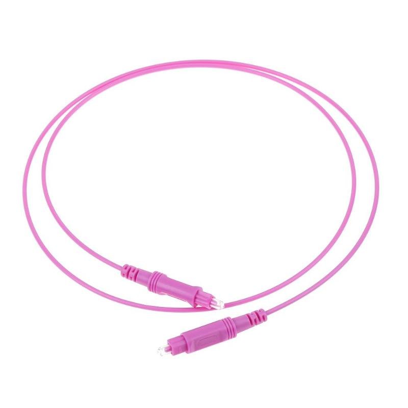 Digital Audio Cable 1/1.5/2/3 Meters Length Standard Optical Fiber Port Digital Audio Cable for Audio Amplifier - ebowsos