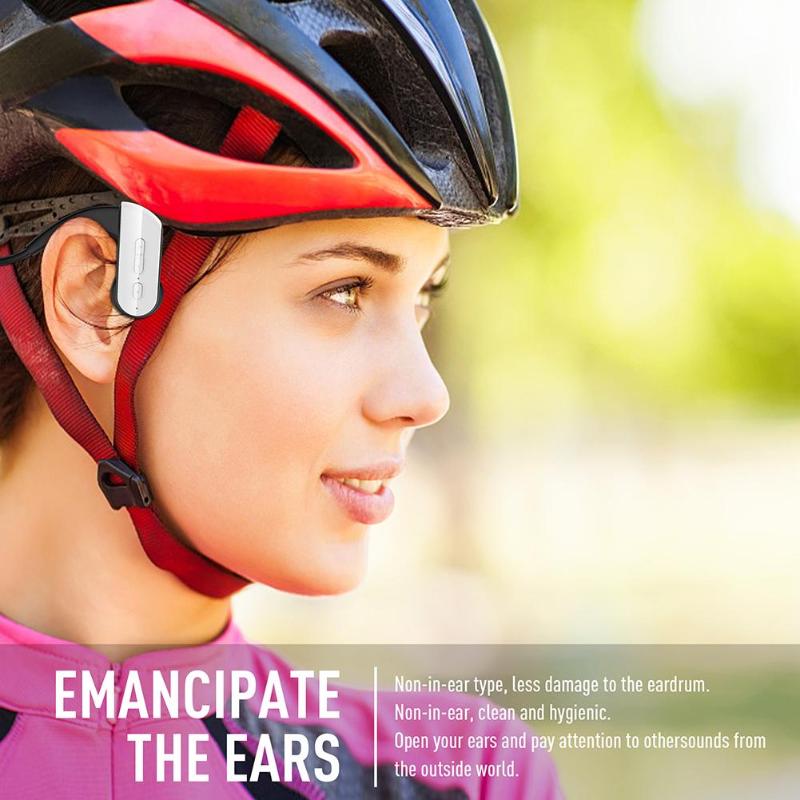 E3 Wireless Bluetooth Sports Outdoor Earphone Intelligent Bone Conduction Waterproof Headset Music Headphones - ebowsos
