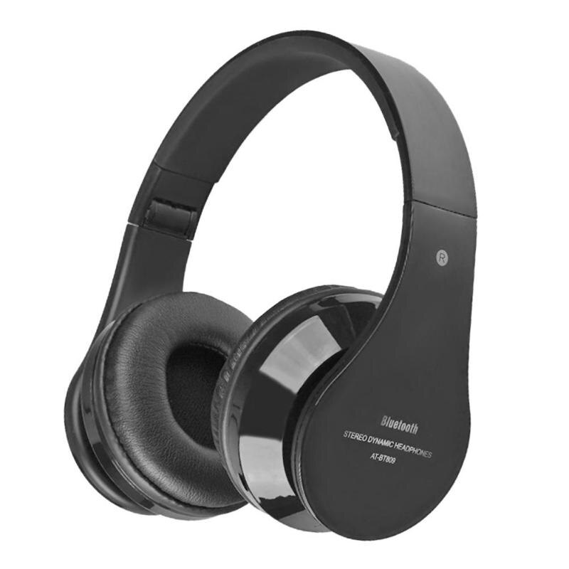 Foldable Wireless Bluetooth Headphones Handsfree Stereo Bluetooth Headset With Mic FM Radio MP3 Player For Phone PC - ebowsos