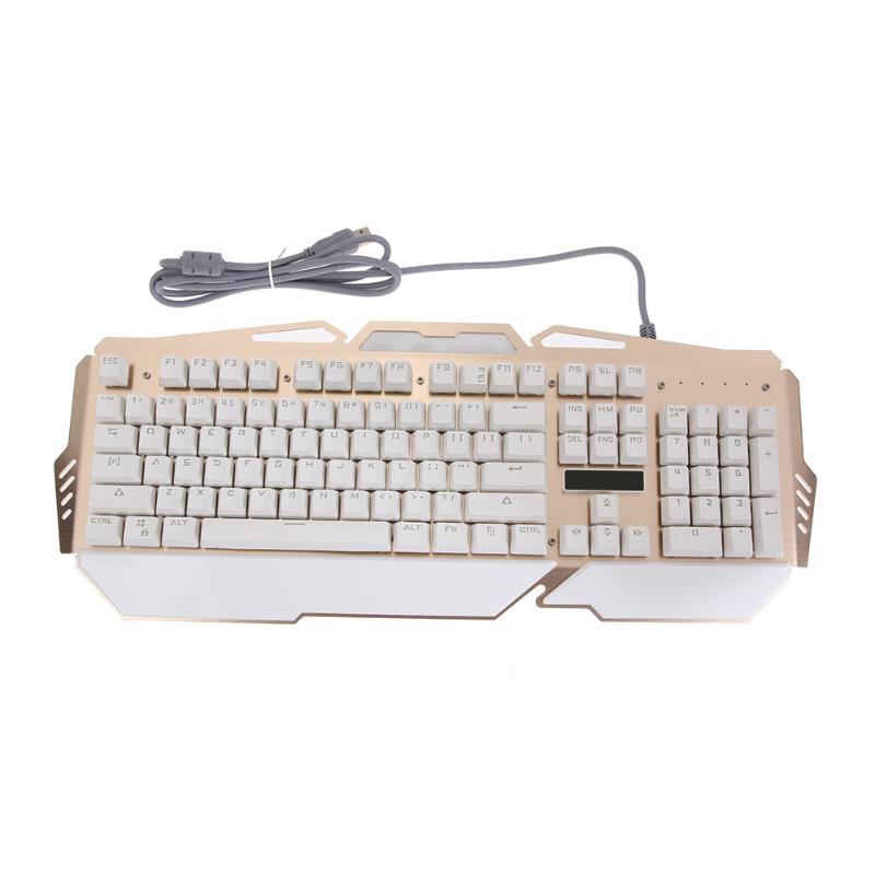 Gaming Gear Standard 104 Key Keyboard with 19 Keys for PC Games with Similar Mechanical Feet(Random line color) - ebowsos