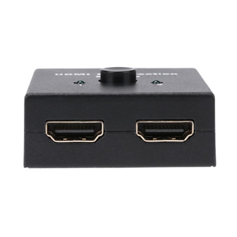 HDMI Bi-Direction Swich Splitter Female to Female 3D 1.4V 2 Port HDMI 2x1 Switch Switcher or 1x2 Splitter for PC - ebowsos