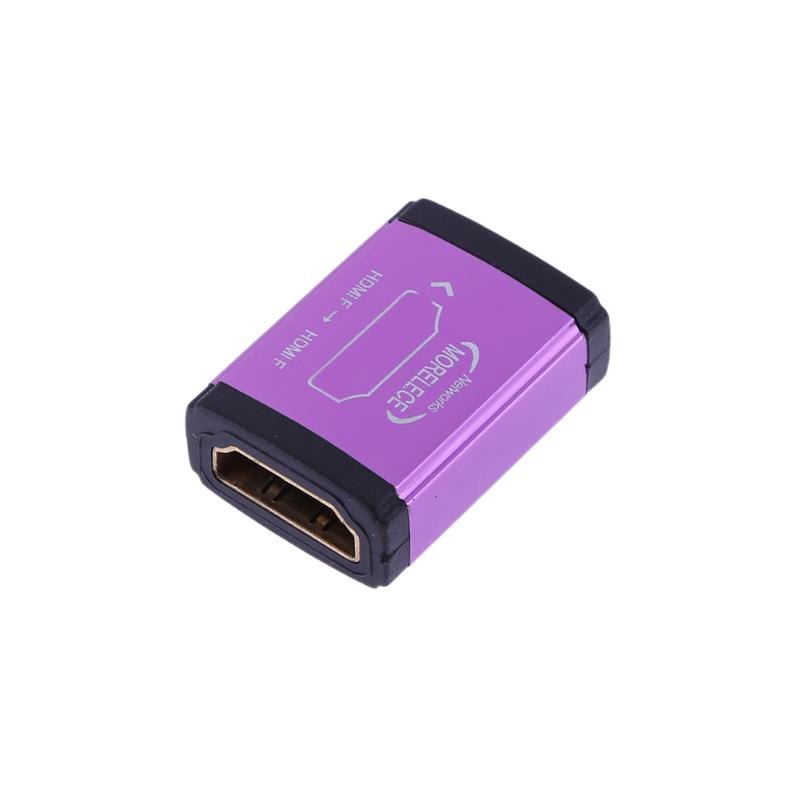 HDMI Female To Female Adapter Plated Gold High Definition HDMI Connector for HDTV 1080P HDMI adapter - ebowsos