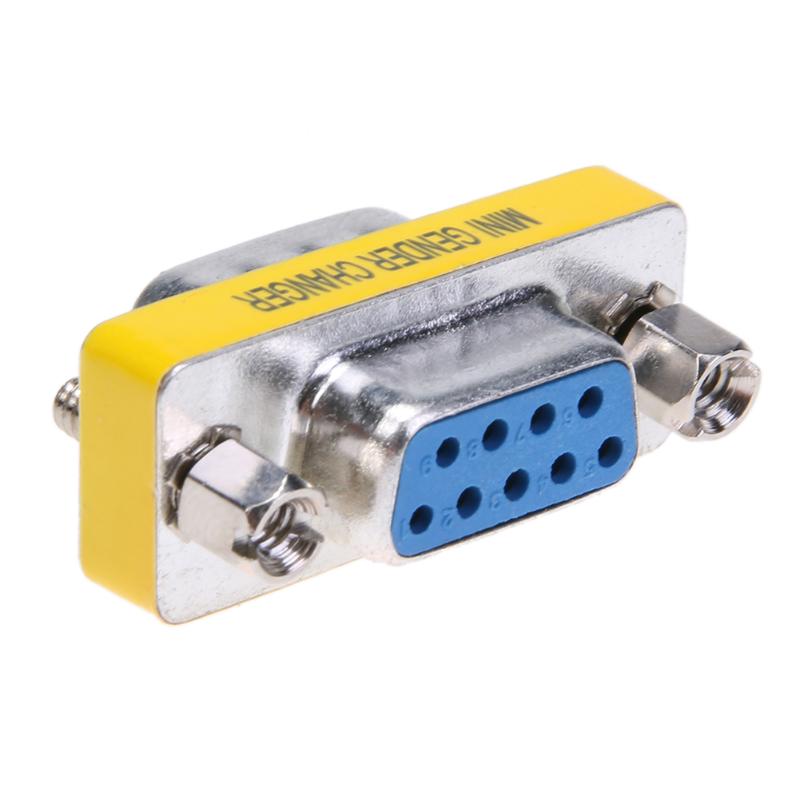 High Quality Adapter Converter 9Pin DB9 Male to 9Pin DB9 Female Converter Adapter Cable Connector - ebowsos