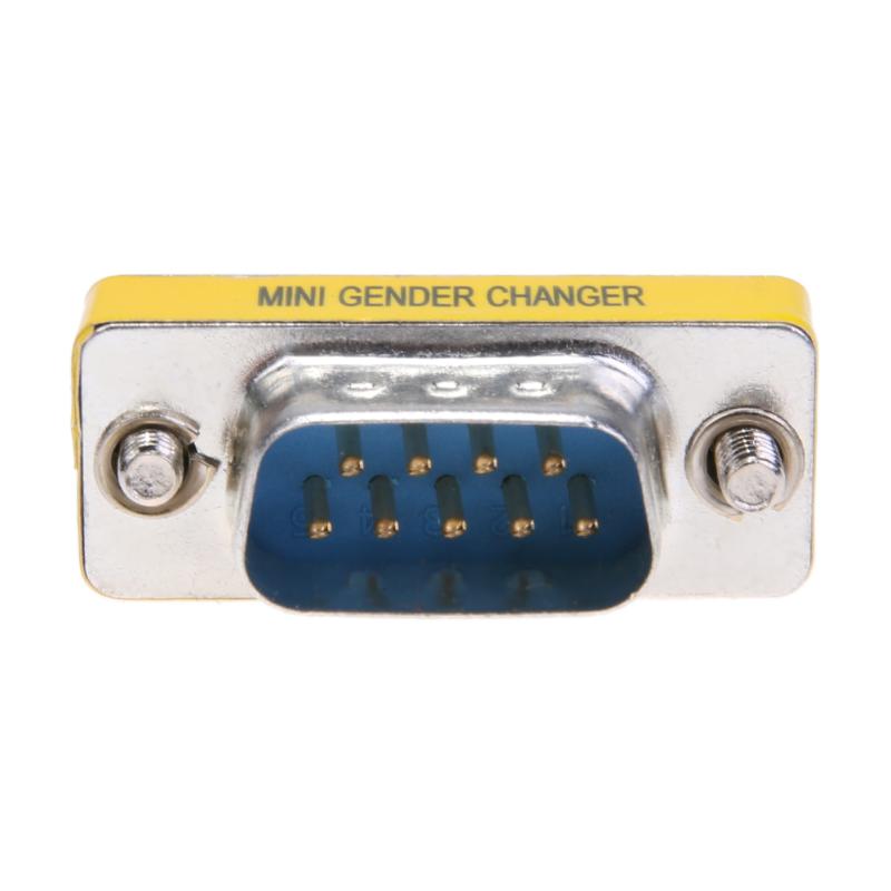 High Quality Adapter Converter 9Pin DB9 Male to 9Pin DB9 Female Converter Adapter Cable Connector - ebowsos