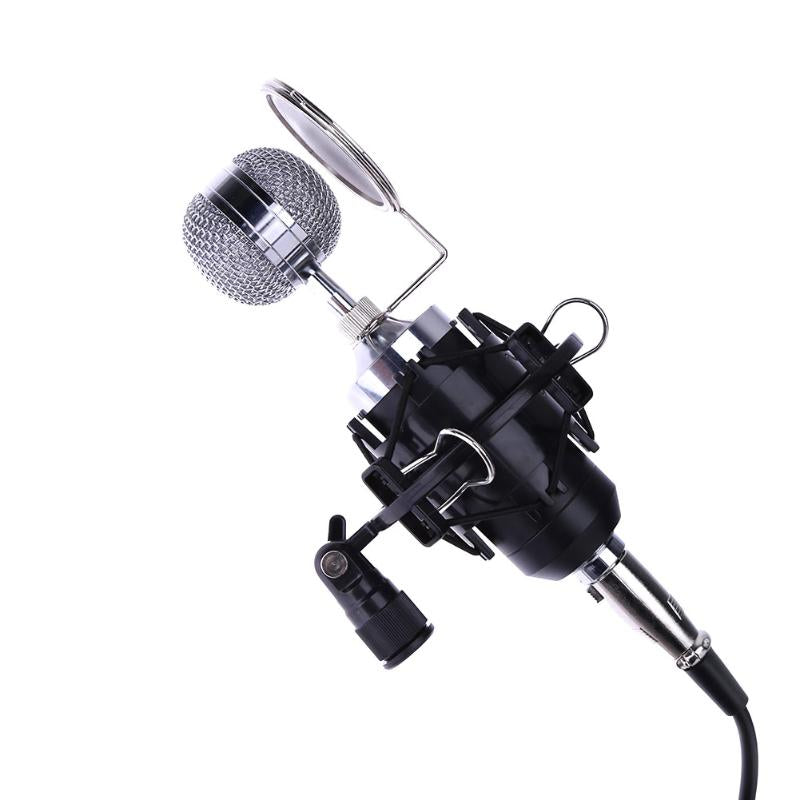 High Quality E-1500 Condenser Microphone with XLR Cable for Studio Recording Singing for Macbook Notebook - ebowsos