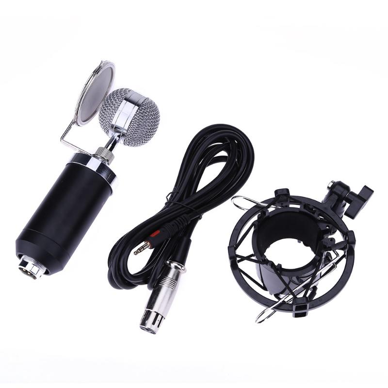 High Quality E-1500 Condenser Microphone with XLR Cable for Studio Recording Singing for Macbook Notebook - ebowsos