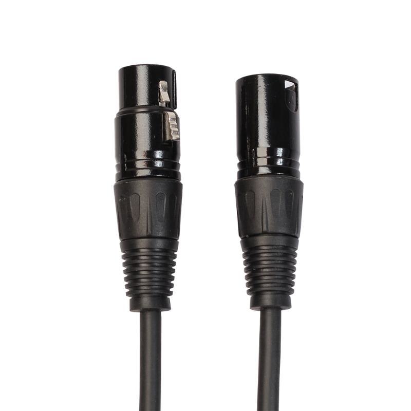 High Quality XLR Cable 0.3m 3Pin Totally Balanced XLR Male to Female Microphone Cable for Audio Device - ebowsos