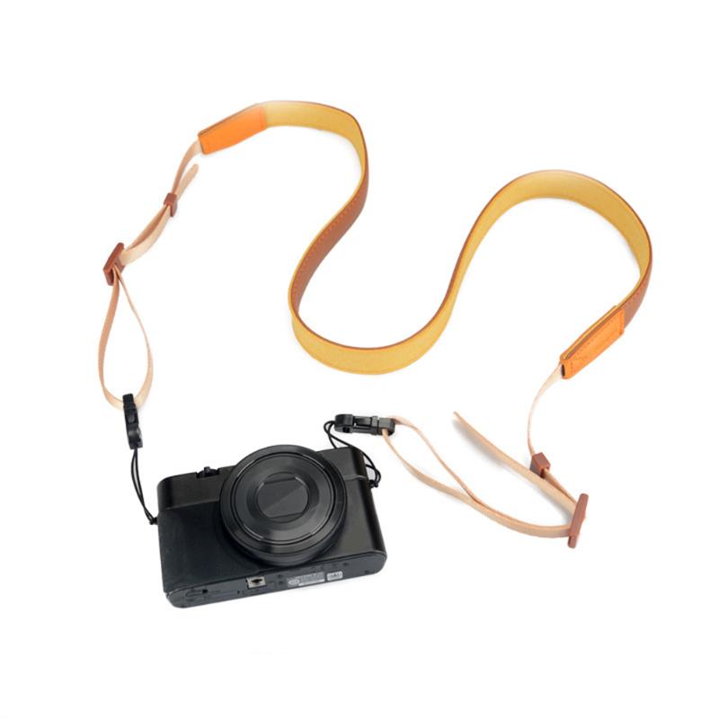 Leather Camera Shoulder Strap Neck Strap for Canon Nikon Sony Pentax SLR DSLR Camera Accessories - ebowsos