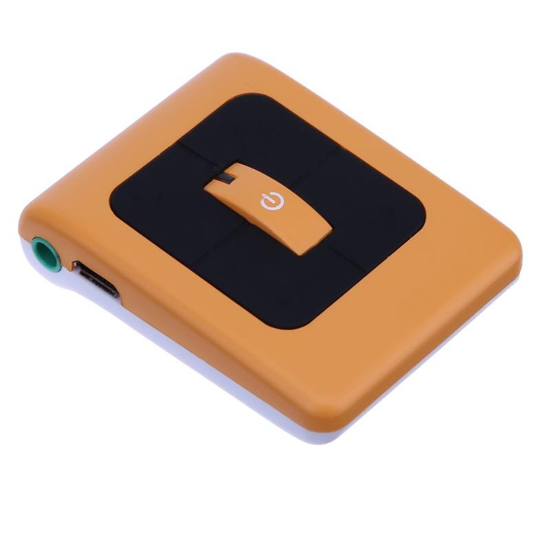 Mini Bluetooth Receiver Clamp Shape Bluetooth 4.0 Audio Receiver with Hand-Free Call Function for iPhone iTouch - ebowsos