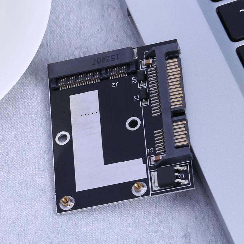 Mini Converter Adapter Card for mSATA Mini PCI-E SSD to 2.5inch SATA Port - ebowsos
